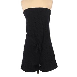THE Limited Romper Size XS strapless black romper